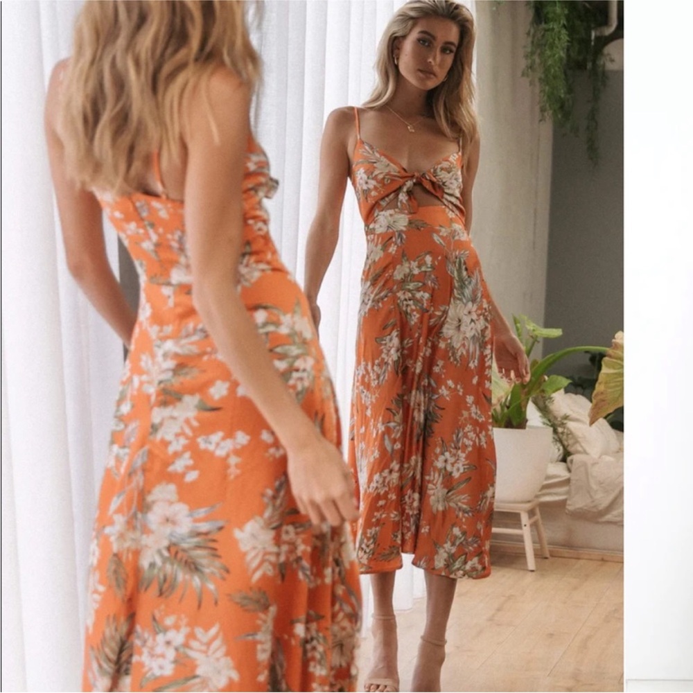 Petal & Pup Witmore Cutout tie dress 4
